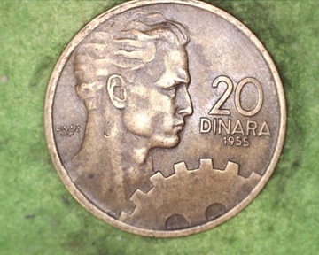 Jugosławia - 20 dinarów  1965