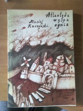 Książka pt,, Atlantyda Wyspa ognia"1984 po bibliot