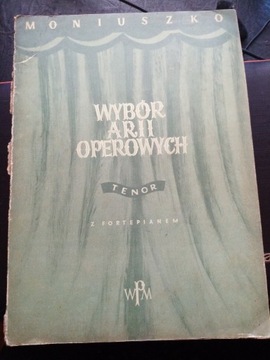 Moniuszko  wybór arii operowych-nuty 1954 r.