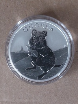Srebrna moneta AUSTRALIAN QUOKKA 2020 1 Uncja