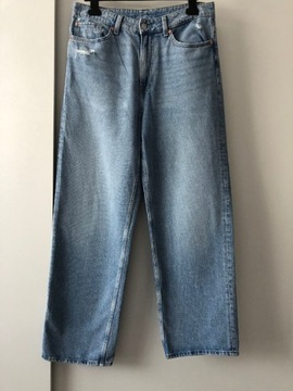 Spodnie damskie jeansowe typu LOOSE H&M XL/42