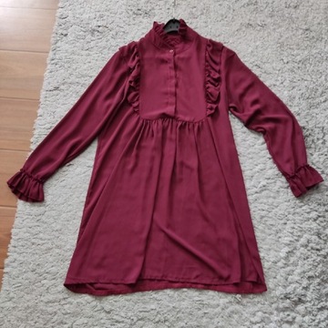 Sukienka oversize bordo M/L/Xl