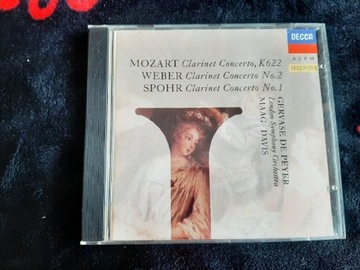 Mozart Weber Clarinet concertos