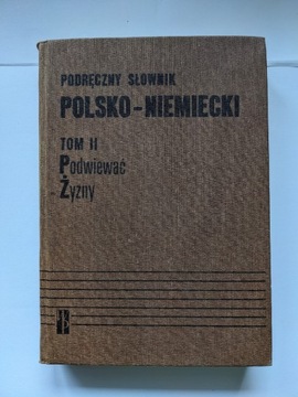 Podręczny Słownik polsko-niemiecki tom 2 II P-Ż