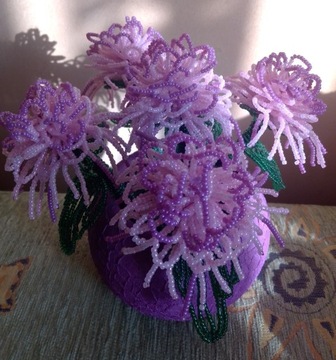 Kwiaty z koralików! 