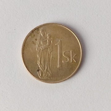 1 korona Słowacka Republika