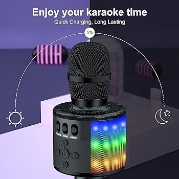 BONAOK mikrofon bezprzewodowy, mikrofon karaoke