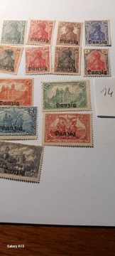 WMG pierwsza seria znaczków 1920