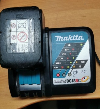 Makita ładowarka dc 18rc dc18ra 7.2v do 18v bl1850