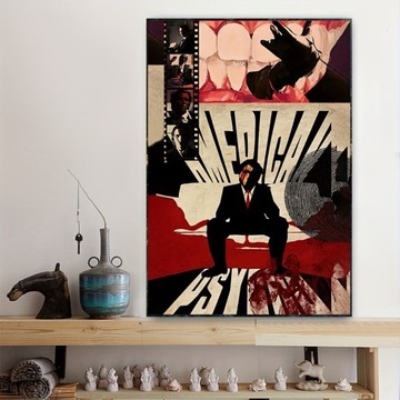 PLAKAT American Psycho, film, unikatowy plakat