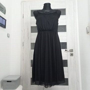 Sukienka typ rzymianki Yessica L czarna/ warstwowa