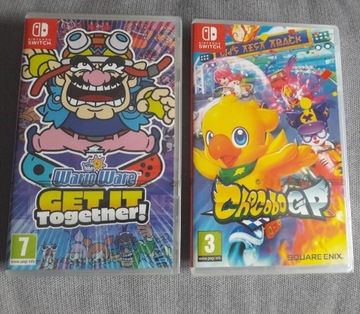 2 gry WarioWare: Get It Together + Chocobo GP nowe