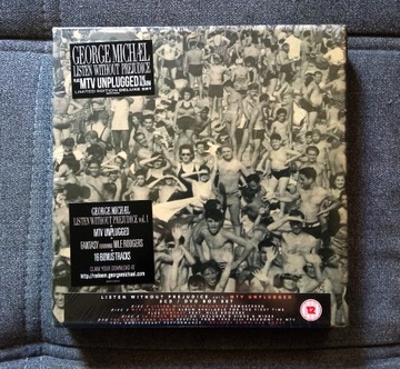 George Michael Listen Without Prejudice 3CD+DVD (folia) jak NOWE!