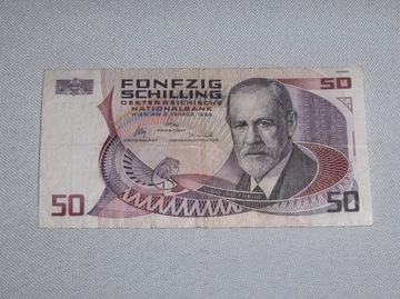 AUSTRIA BANKNOT 50 SCHILLING 1986R.