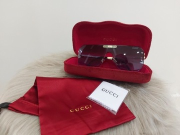 Okulary przeciwsloneczne Gucci z pudelkiem