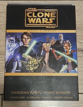 Wojny Klonów Star Wars 4DVD Sezon 1 Gwiezdne Wojny