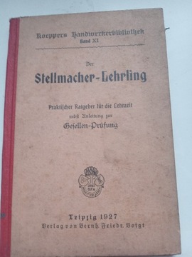 Der Stellmacher-Lehrling 1927