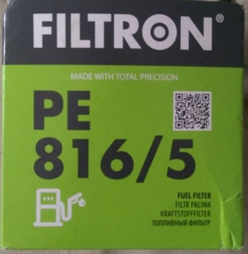 Nowy filtr paliwa FILTRON PE 816/5