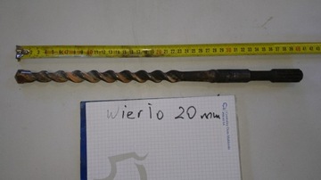 wiertło do betonu 20mm dług 40 cm wieloklin widia 