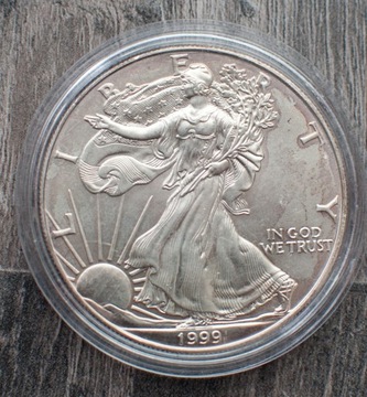 Amerykański orzeł Ag999 1999r 1oz