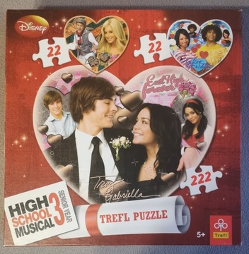 Sprzedam puzzle 3 w 1 High School Musical