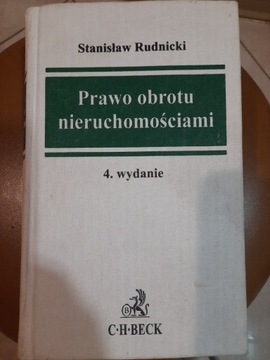 Prawo obrotu nieruchomości Stanisław Rudnicki 4 wy