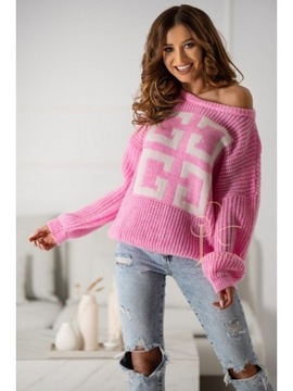 Sweter damski Plus size, r.54-56