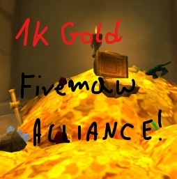 World of Warcraft 1k Gold Firemaw (ally only)