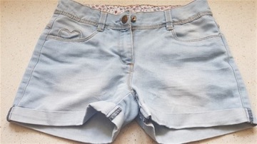krótkie spodenki jasny Jeans 12 lat 152cm Tape a L