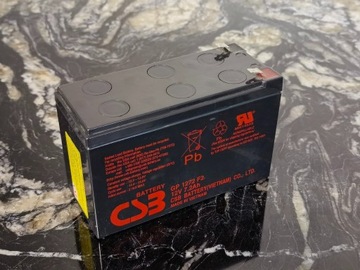 Akumulator AGM CSB 12V 7,2Ah GP1272 F2