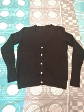 Sweter czarny roz. M