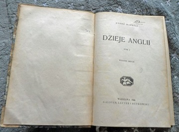 Dzieje Anglii. Tom 1; Andre Maurois 1946