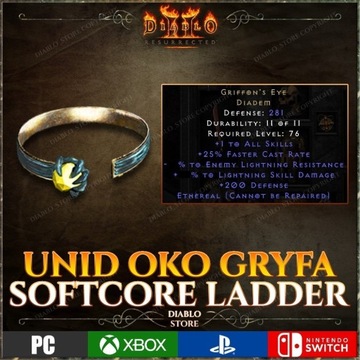 Diablo 2 Resurrected Oko Gryfa Griffon's Eye D2R