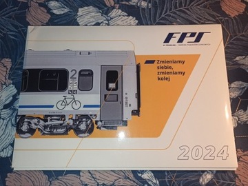 Kalendarz trójdzielny FPS wagon Intercity 2024