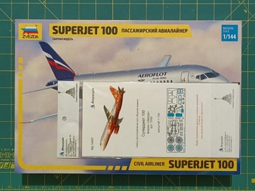 Superjet 100 Zvezda, blaszka Microdesign MD144201 