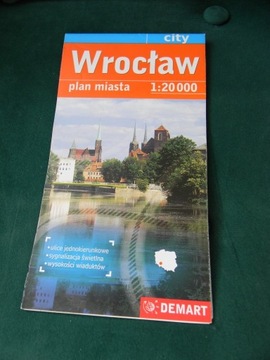 Wrocław plan mista Demart