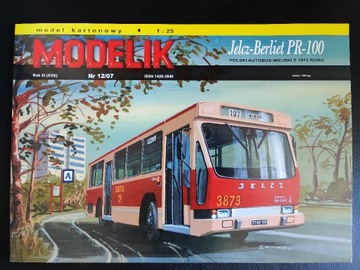 Modelik 12/07 - autobus miejski Jelcz-Berliet PR-100