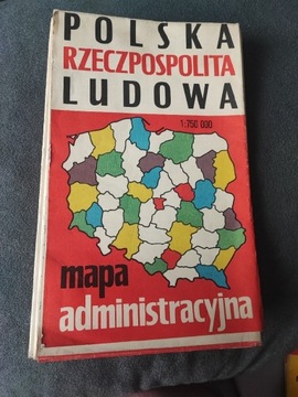Mapa administracyjna 1975