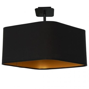 Lampa podsufitowa NAPOLI BLACK/GOLD 1xE27 