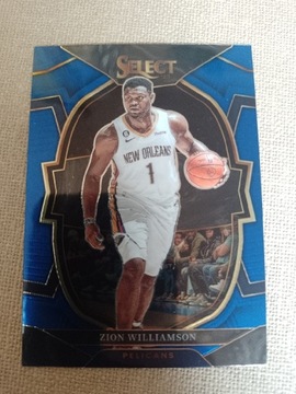 NBA Panini Select Zion Williamson