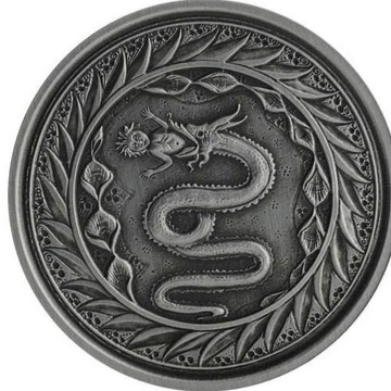 Srebrna Moneta Samoa Serpent of Milan 2020 Antique