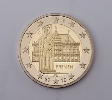 2 Euro DEUTSCHLAND 2010 PP literka G 