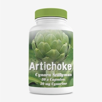 Karczoch, Artichoke 30 kapsułek 30mg każda.