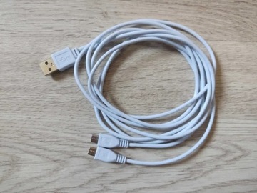 Kabel 2x microUSB Podwójny 120 cm