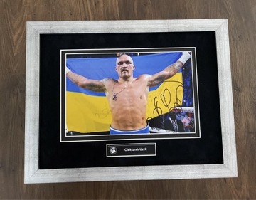 Aleksander Usyk oryginalny autograf certyfikat