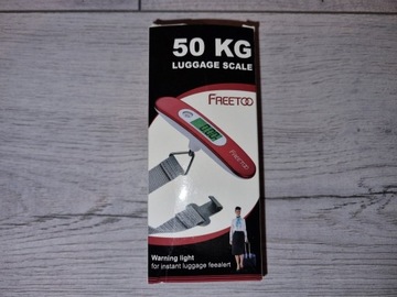 FREETOO - Ręczna Waga Bagażowa Hakowa LCD do 50kg