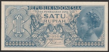 Indonezja 1 rupiah 1956 - stan bankowy UNC