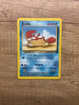 Karta Pokemon Krabby Fossil 51/62