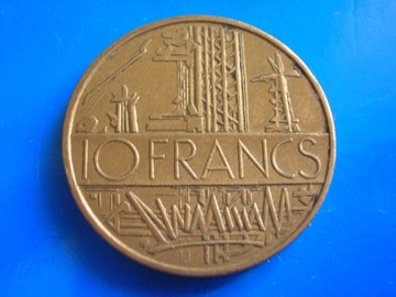 Francja 10 francs franków 1987