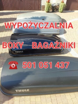 Box bagażnik dachowy wynajem wypożyczalnia